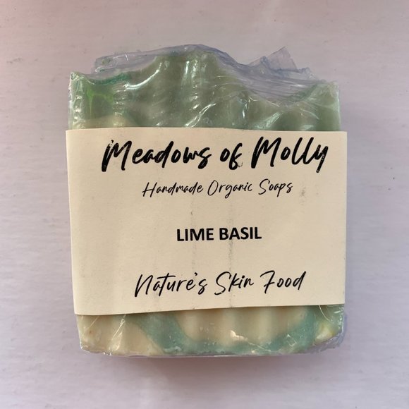 4/$22 Selection * Lime Basil Hand made Organic Soap - Picture 1 of 5